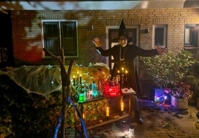 Halloween gevierd met griezeltocht